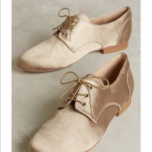 Billy Ella Anthropologie Satin Oxfords